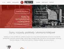 Tablet Screenshot of poltorex.pl